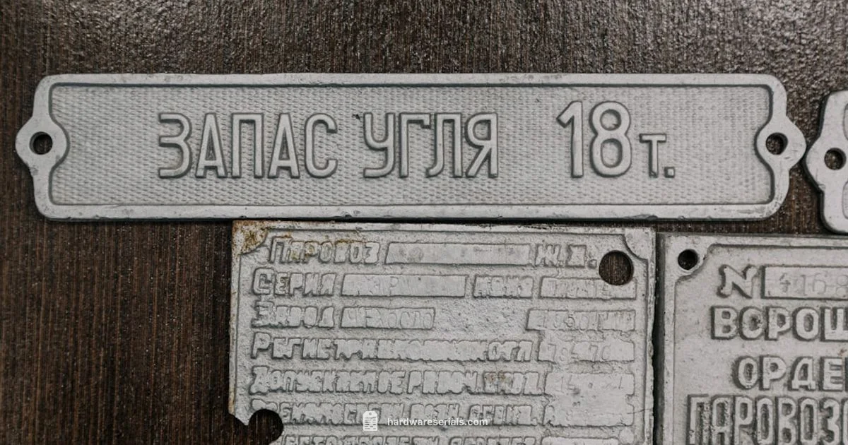 Serial vs Part Serial vs Part - Hardware Serials