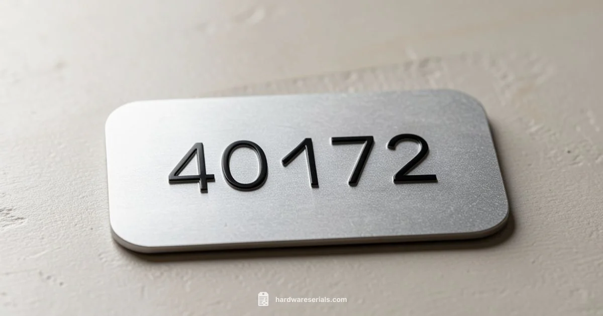 Serial Number Insight - Hardware Serials