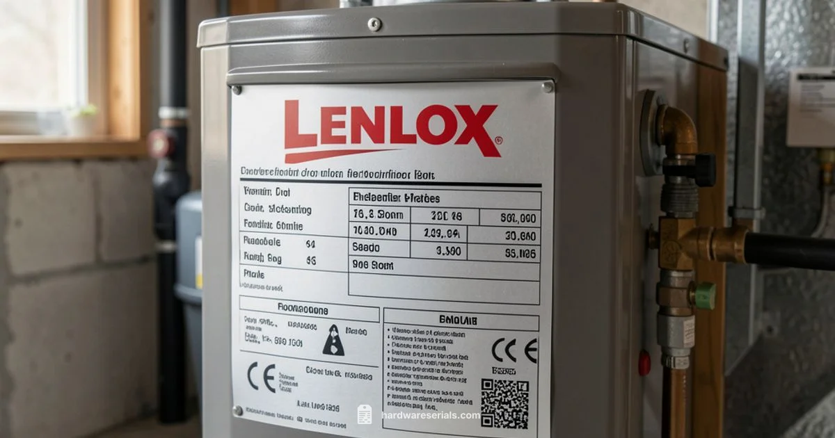 Lennox Serial Lookup - Hardware Serials