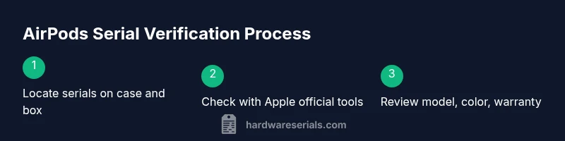 Diagram of the AirPods serial verification process