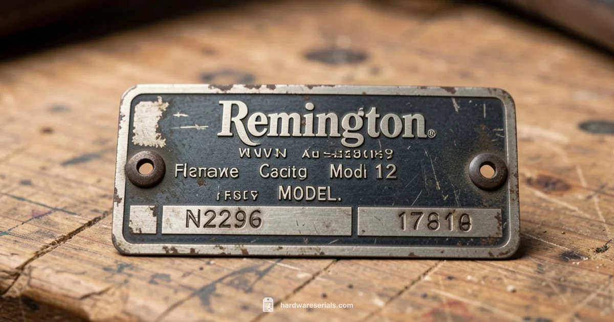 Remington 12 Serial Lookup - Hardware Serials