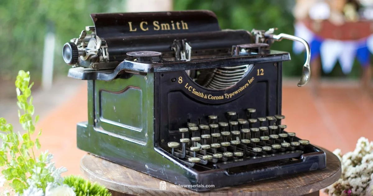 LC Smith Serial Guide LC Smith Serial Guide - Hardware Serials