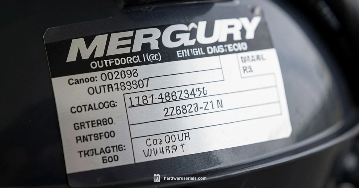 Mercury Serial Lookup - Hardware Serials