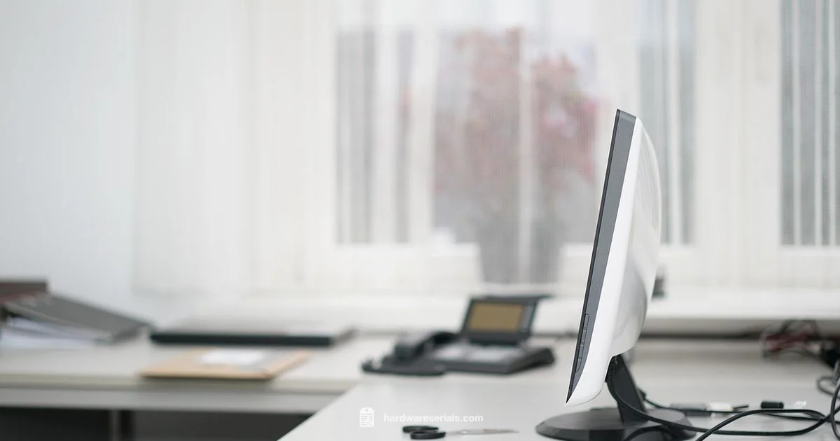 Locate Monitor Serial Numbers - Hardware Serials