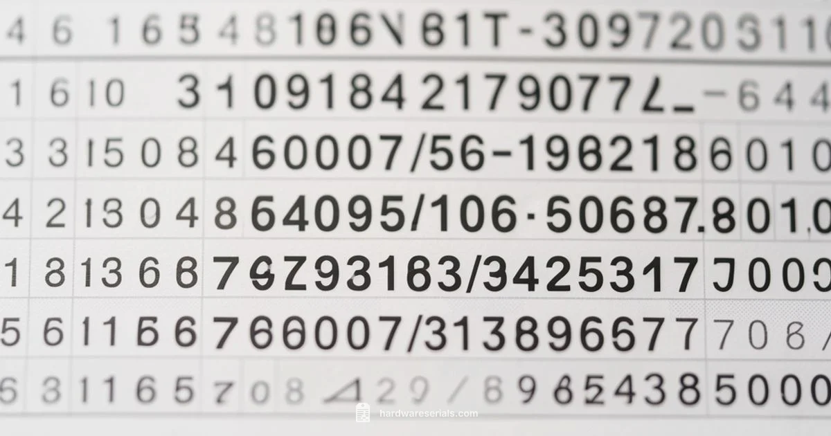Serial Length Basics - Hardware Serials