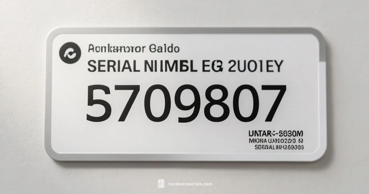Serial Number Basics - Hardware Serials