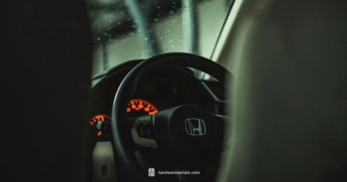 Honda Serial Lookup - Hardware Serials