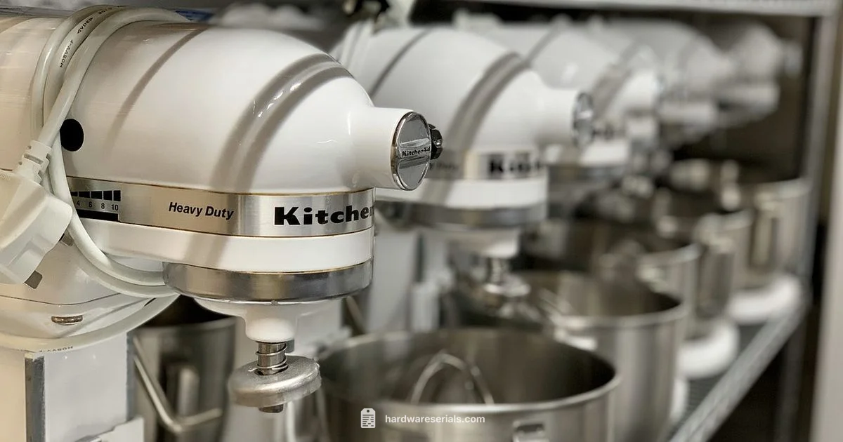 KitchenAid SN Lookup - Hardware Serials