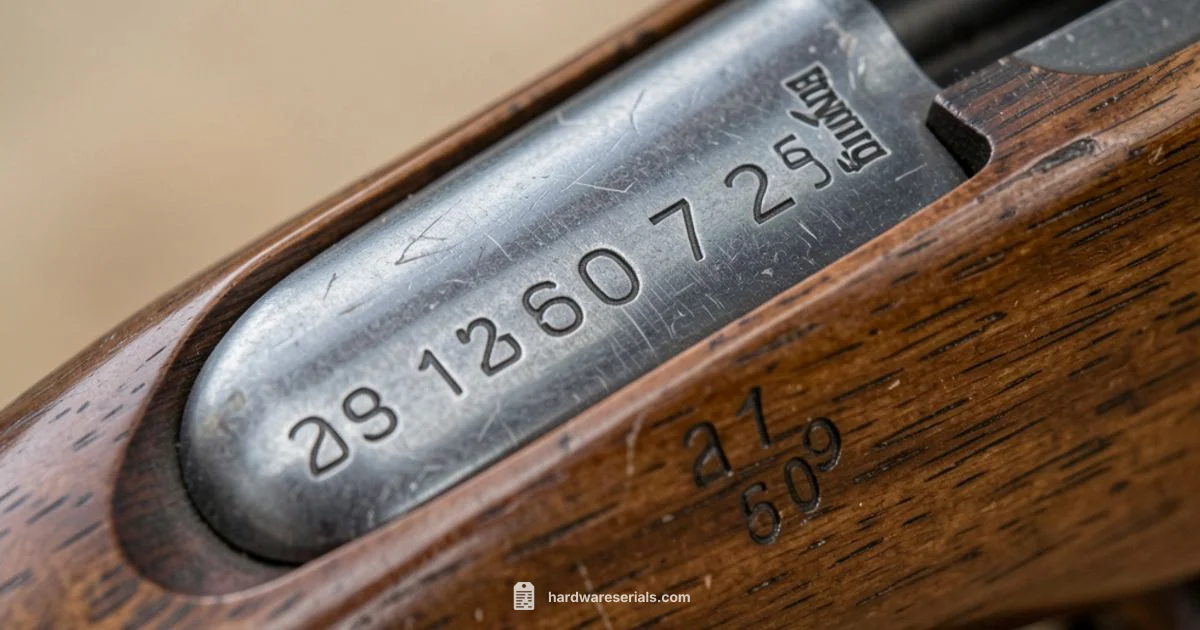 Read Browning A5 Serial Numbers - Hardware Serials