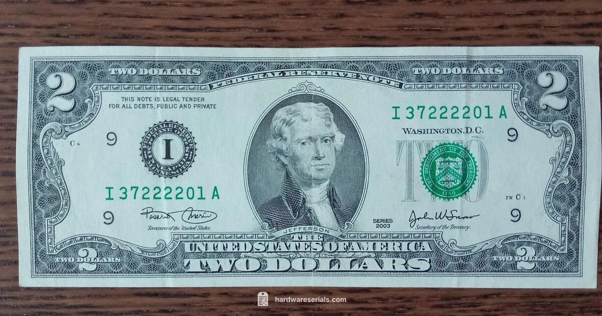 2 Bill Serial - Hardware Serials