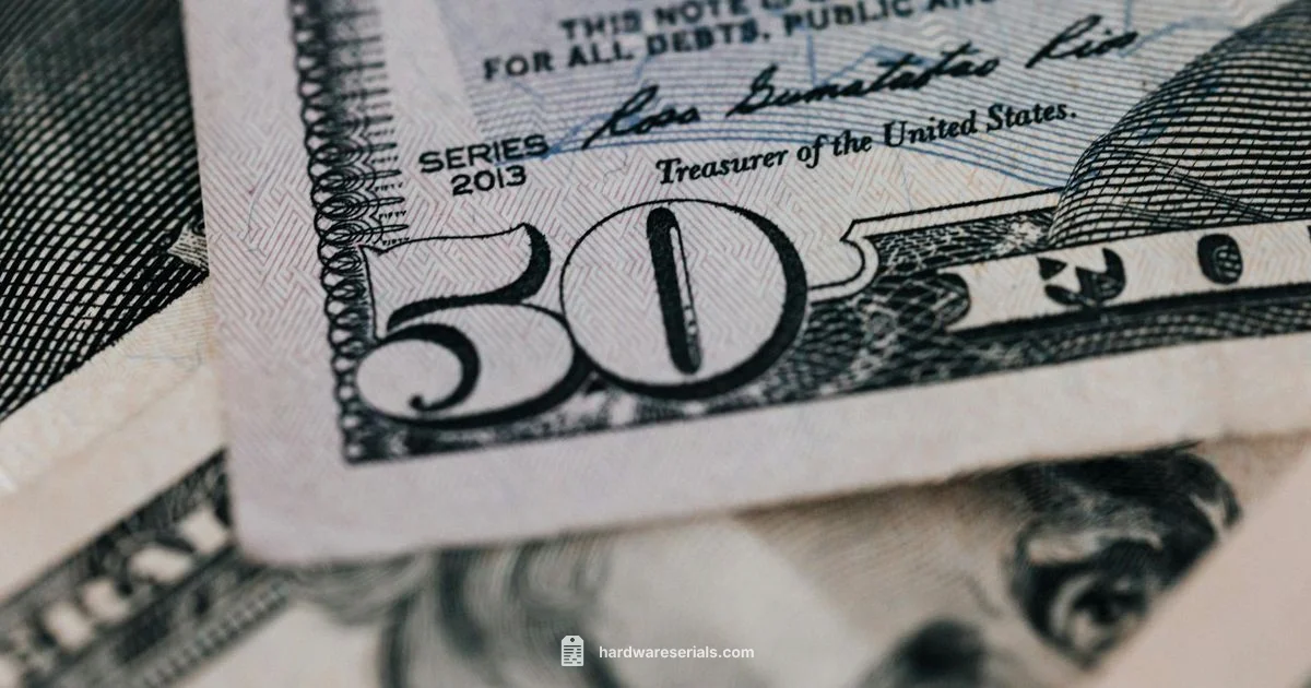 Money Serial Numbers Money Serial Numbers - Hardware Serials