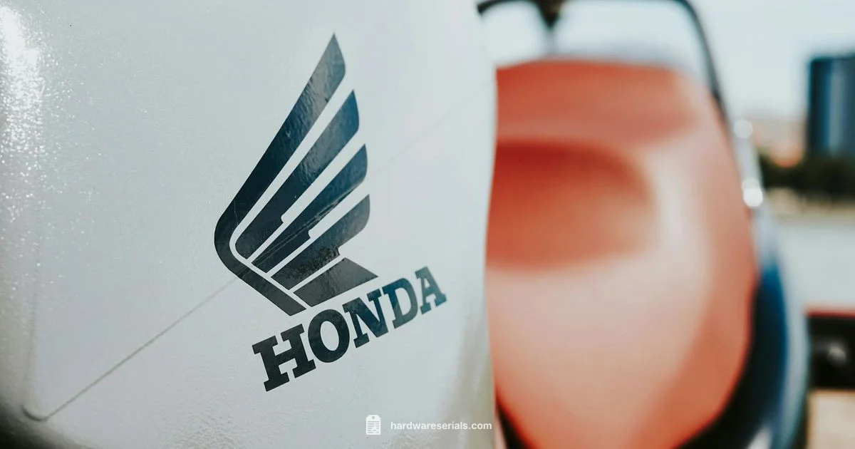 Honda Serial Lookup - Hardware Serials