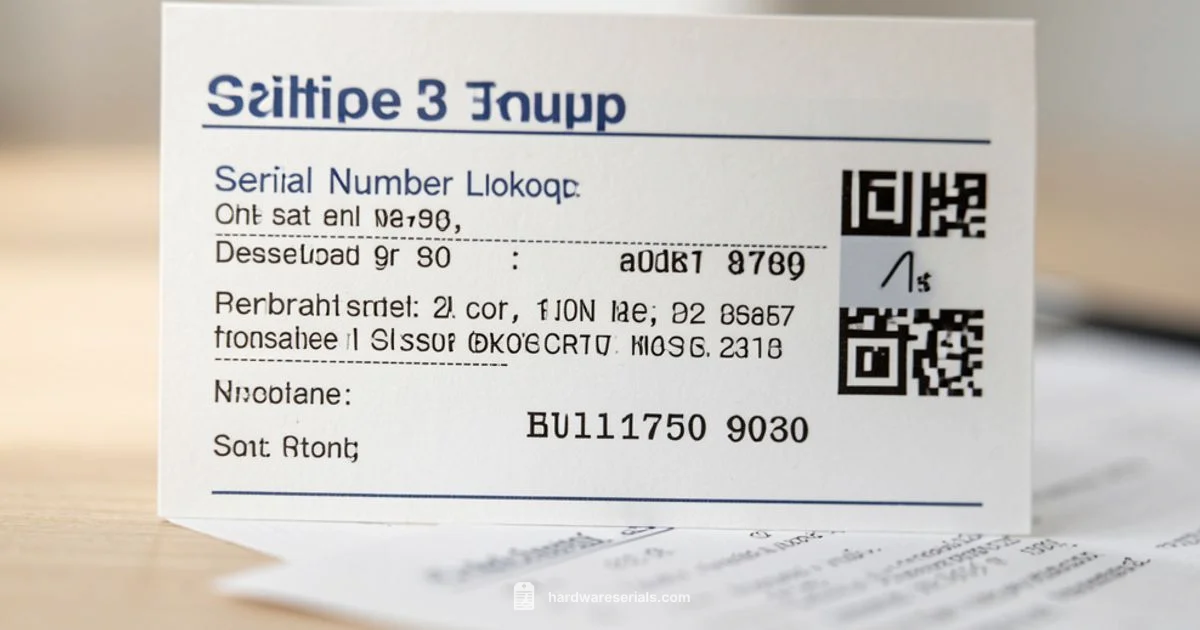 Serial Number Guide - Hardware Serials