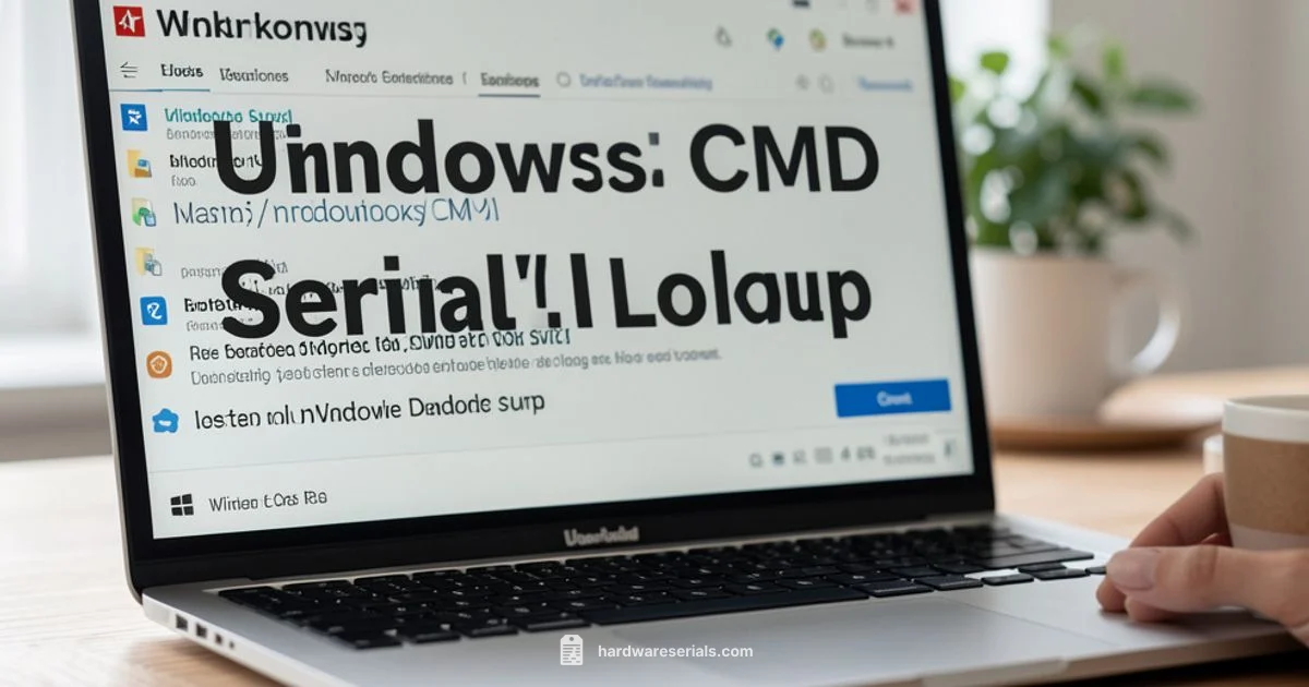 CMD Serial Lookup - Hardware Serials
