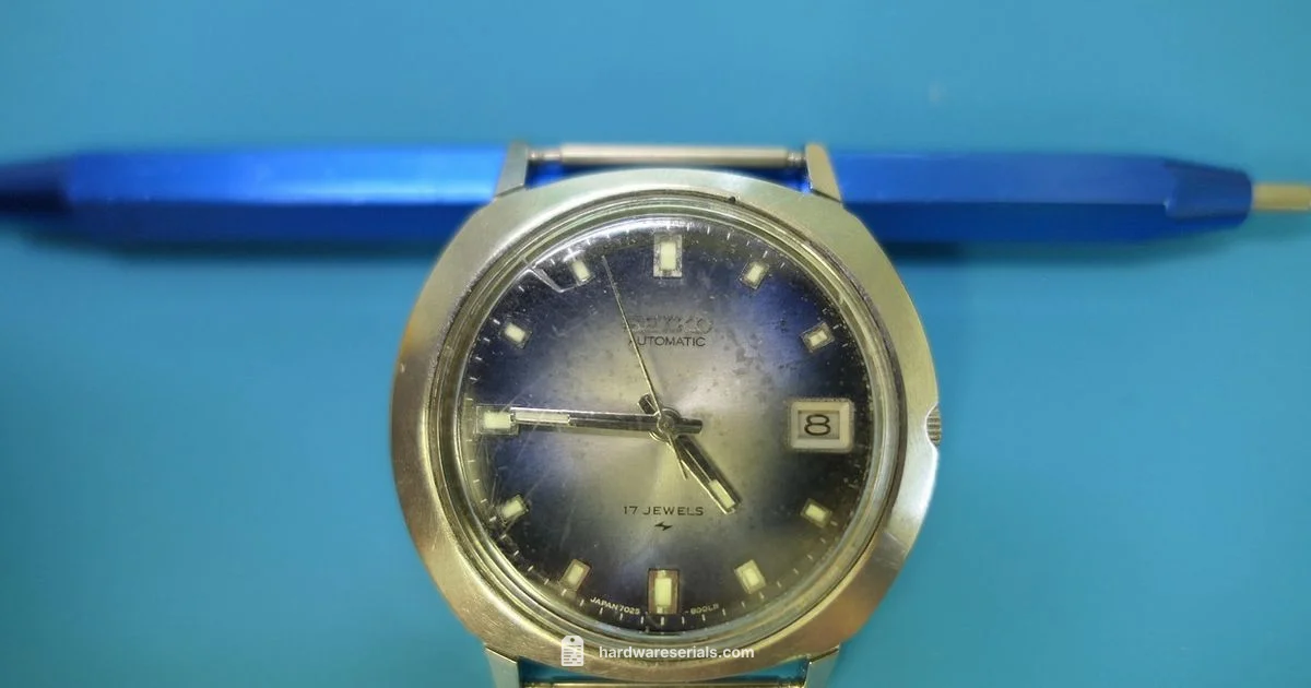 Seiko Serial Lookup - Hardware Serials