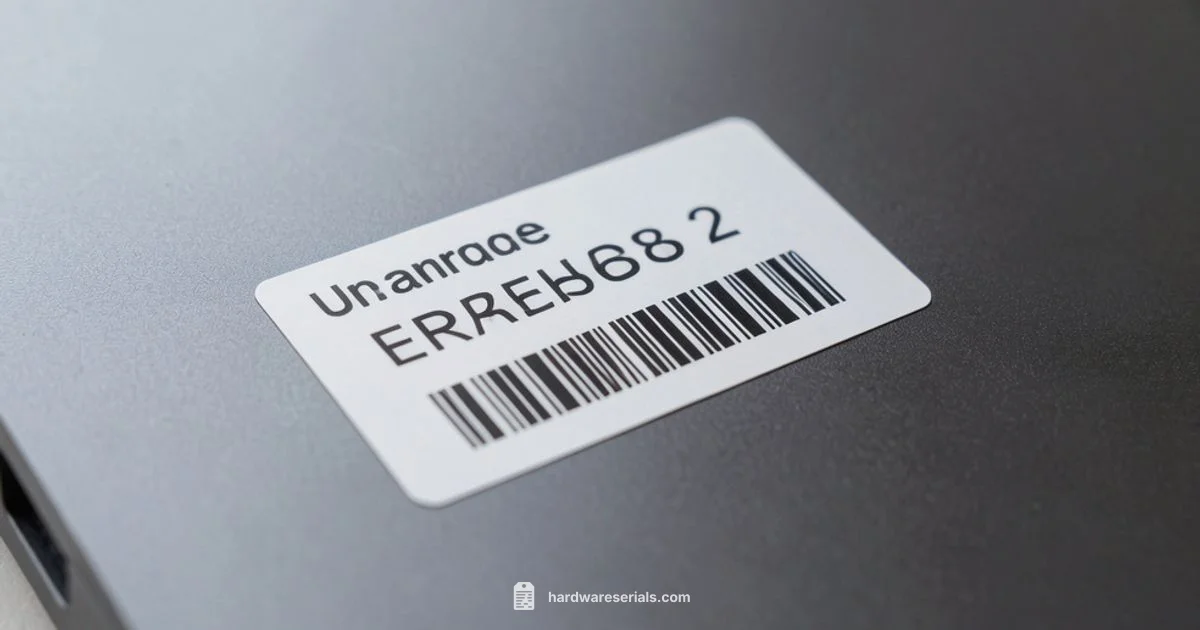 Find the Serial - Hardware Serials