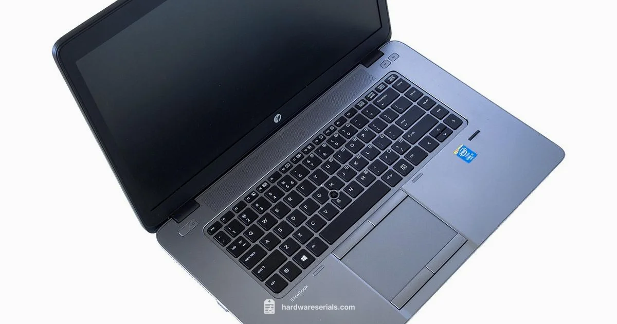 HP Laptop Serial - Hardware Serials