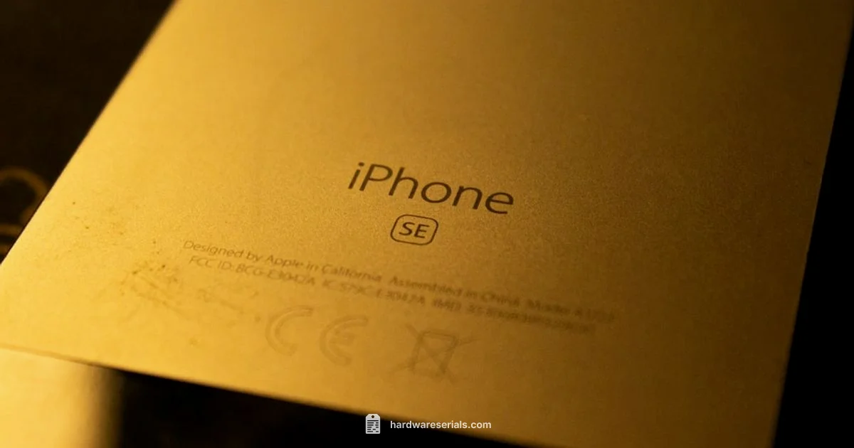 iPhone Serial Check - Hardware Serials