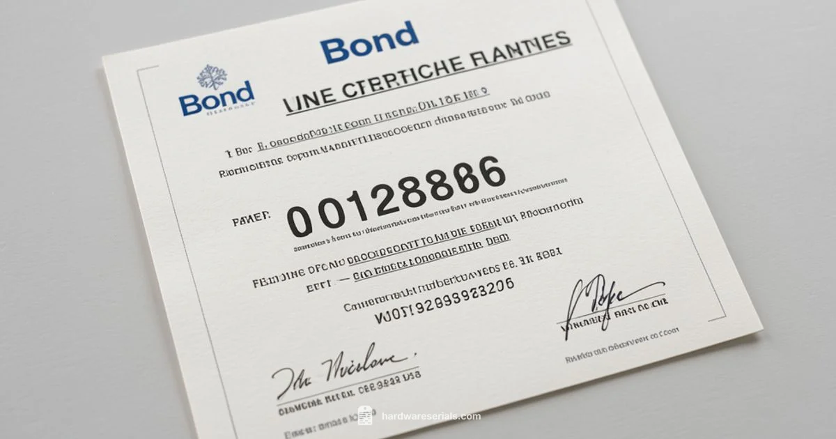 Bond Serial Lookup - Hardware Serials