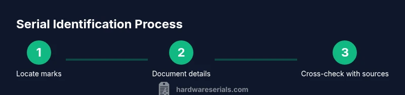 Process flow of identifying serial numbers on antique shotguns