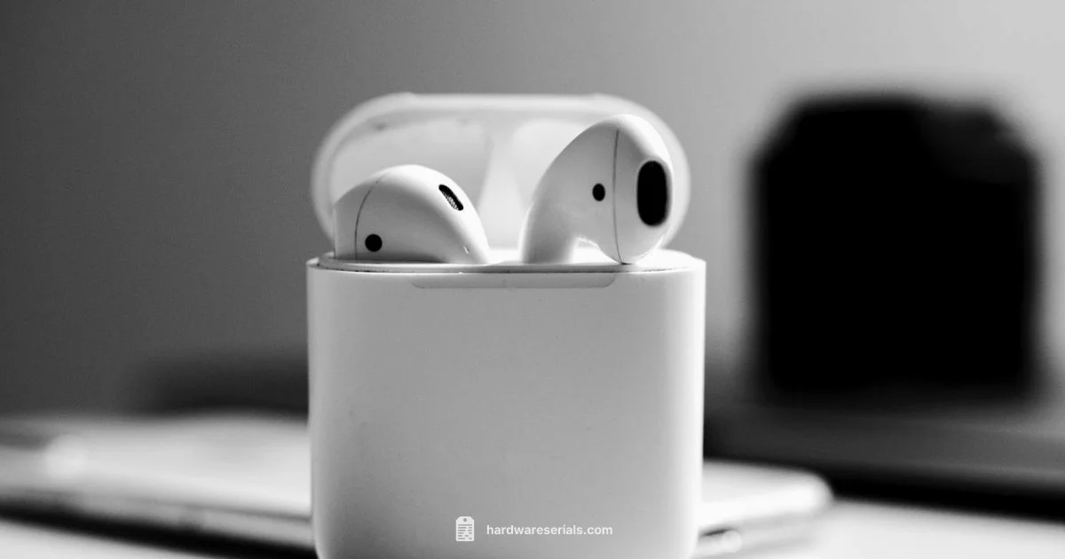 AirPods Serial Troubleshoot - Hardware Serials