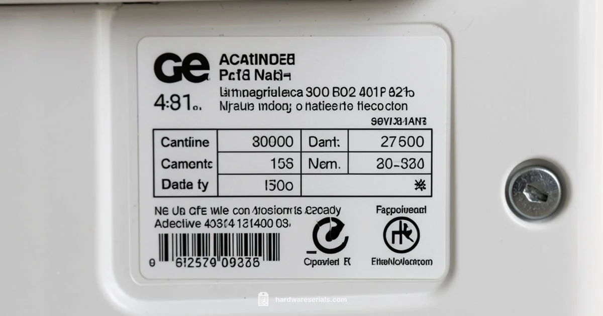 GE Serial Lookup - Hardware Serials