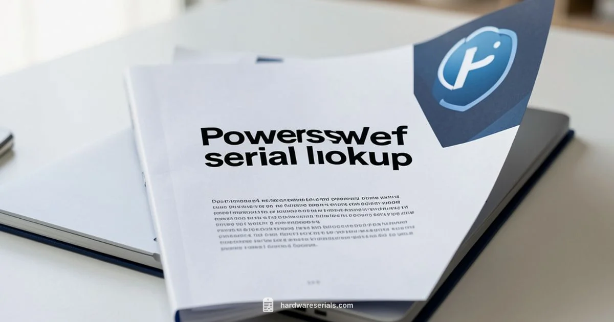 PowerShell Serial Lookup - Hardware Serials