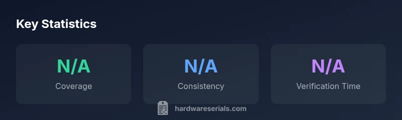 Key statistics on serial number verification