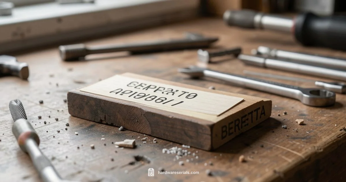 Beretta SN Table - Hardware Serials