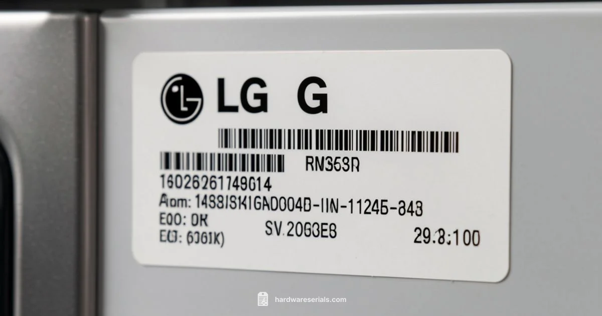 LG Serial Lookup - Hardware Serials