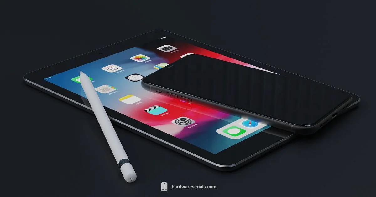 Locate iPad Serial - Hardware Serials