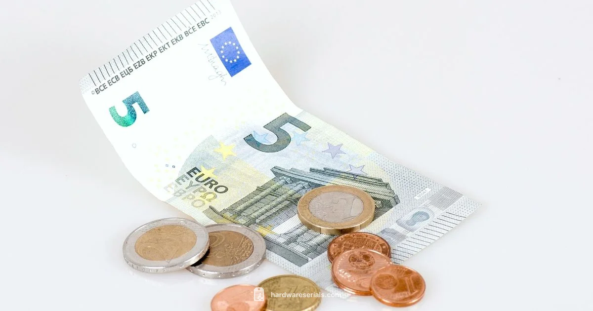 Money Serial Font - Hardware Serials