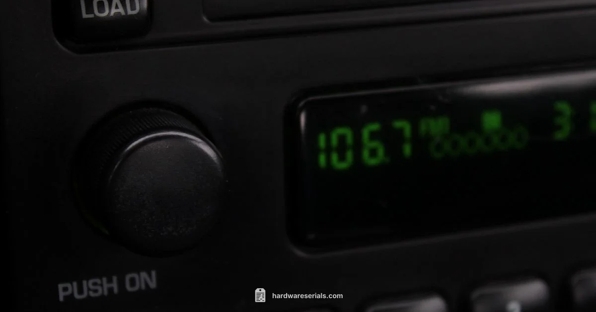 Honda Radio Code - Hardware Serials